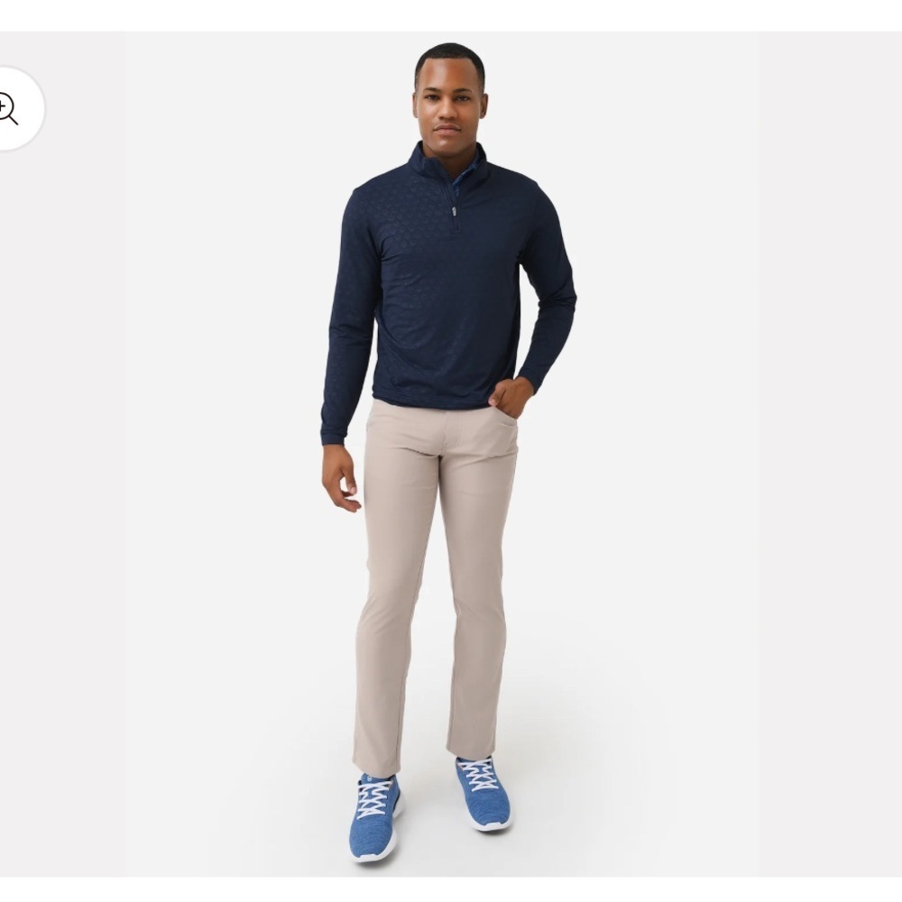Peter Millar Crown Sport Men's Perth Seeing Double Performance Quarter-Zip - Picture 3 of 12
